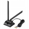 Outlet Bingfu Antena 4G LTE SMA TS9 6dBi z podstawą magnetyczną do routerów