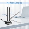 Outlet Bingfu Antena 4G LTE SMA TS9 6dBi z podstawą magnetyczną do routerów
