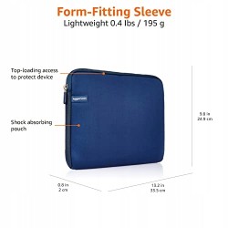 Outlet Torba na laptopa 10 " Amazon Basics niebieska