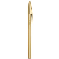 Outlet DŁUGOPIS BIC CRISTAL SHINE ZŁOTY 14 SZT NIEBIESKI