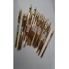 Outlet DŁUGOPIS BIC CRISTAL SHINE ZŁOTY 14 SZT NIEBIESKI
