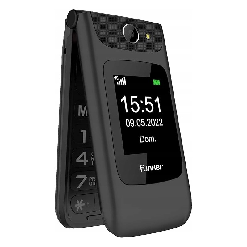 Outlet Funker C200 Comfort 4G telefon komórkowy 4G Volte z klapką menu