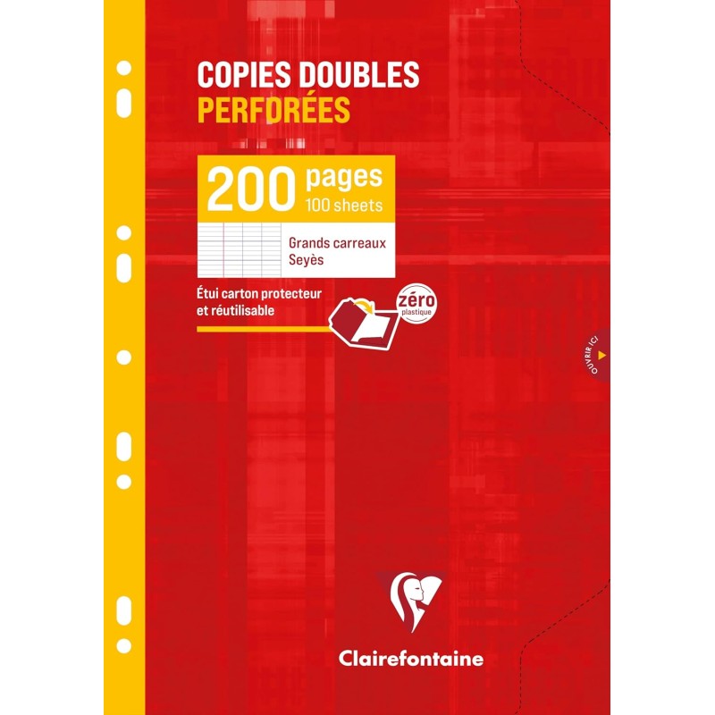 Outlet Clairefontaine 4711C etui karton A4 90g kratki duże 200 stron
