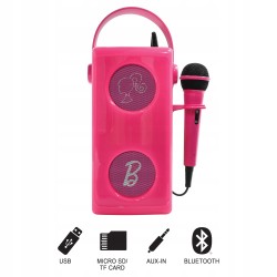 Outlet Lexibook Barbie Przenośny głośnik Bluetooth z mikrofonem OPIS