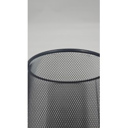 Outlet Kosz na śmieci metalowy Leviatan 12 l czarny