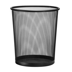 Outlet Kosz na śmieci metalowy Leviatan 12 l czarny