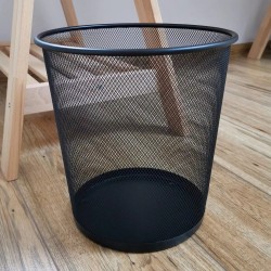 Outlet Kosz na śmieci metalowy Leviatan 12 l czarny