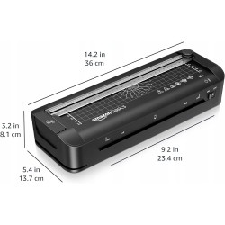USZKODZONY Laminator AmazonBasic B09Q9679P1 3w1 na gorąco Czarne