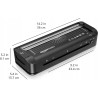 USZKODZONY Laminator AmazonBasic B09Q9679P1 3w1 na gorąco Czarne