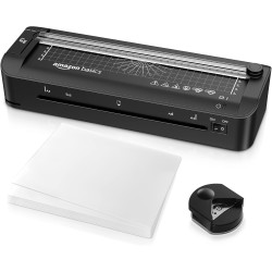USZKODZONY Laminator AmazonBasic B09Q9679P1 3w1 na gorąco Czarne