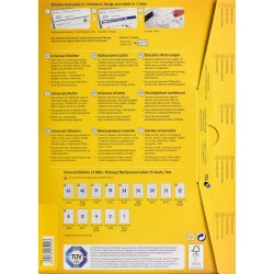 Outlet Avery Zweckform 3490 etykiet do nadruku Samoprzylepne etykiety do