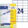 Outlet Avery Zweckform 3490 etykiet do nadruku Samoprzylepne etykiety do