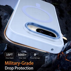 Outlet Etui magnetyczne GUAGUA do Google Pixel 9A 6,3" jasnoniebieskie