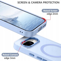 Outlet Etui magnetyczne GUAGUA do Google Pixel 9A 6,3" jasnoniebieskie