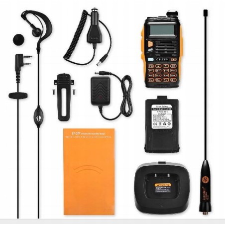 Outlet Radiotelefon Baofeng GT-3TP 1800 mAh czarno-pomarańczowe