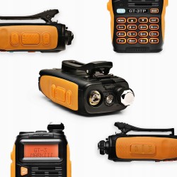 Outlet Radiotelefon Baofeng GT-3TP 1800 mAh czarno-pomarańczowe