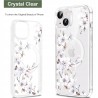 Outlet Magnetyczne etui przeźroczyste do iPhone 13/14 6,1" ze wzorem