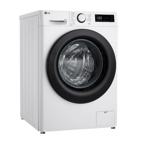 Outlet LG AI DD D4R3009NSWB pralka parowa Eco Hybrid Direct Drive 1400 RPM