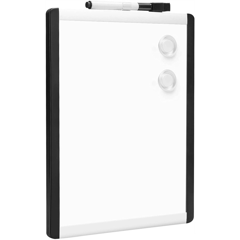 Outlet Tablica suchościeralna magnetyczna Amazon 22 x 28 cm lekka biały