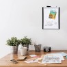 Outlet Tablica suchościeralna magnetyczna Amazon 22 x 28 cm lekka biały