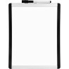 Outlet Tablica suchościeralna magnetyczna Amazon 22 x 28 cm lekka biały