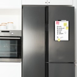 Outlet Tablica suchościeralna magnetyczna Amazon 22 x 28 cm lekka biały
