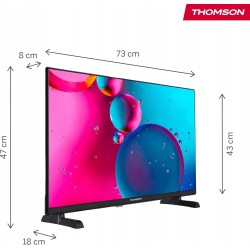 USZKODZONY Telewizor LED Thomson 32HF2S34 32" HD Ready czarny