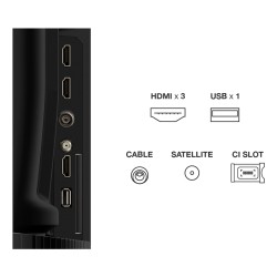 Outlet Telewizor QLED TCL 50T6C-UK 50" 4K UHD Smart TV Dolby Vision czarny