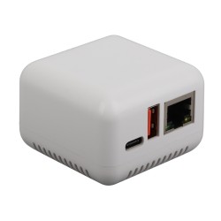 Outlet Bezprzewodowy Serwer Druku USB 2.0 256 GB Sieć LAN biały