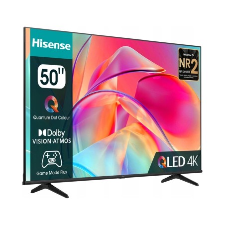 USZKODZONY Hisense 50E7KQ telewizor 50 cali QLED 4K HDR Smart TV Bluetooth