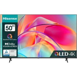 USZKODZONY Hisense 50E7KQ telewizor 50 cali QLED 4K HDR Smart TV Bluetooth