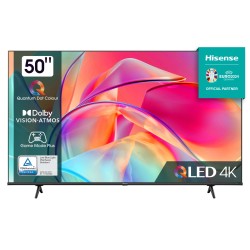 USZKODZONY Hisense 50E7KQ telewizor 50 cali QLED 4K HDR Smart TV Bluetooth