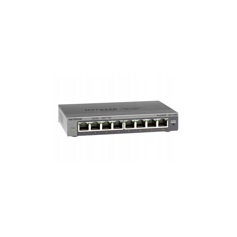 Outlet 8-portowy przełącznik Netgear Gigabit Ethernet Easy Smart Managed