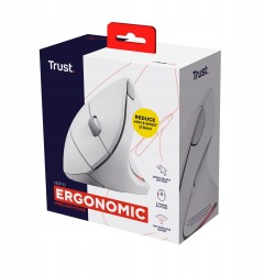 Outlet Myszka bezprzewodowa Trust 25132 1600 DPI sensor optyczny biała