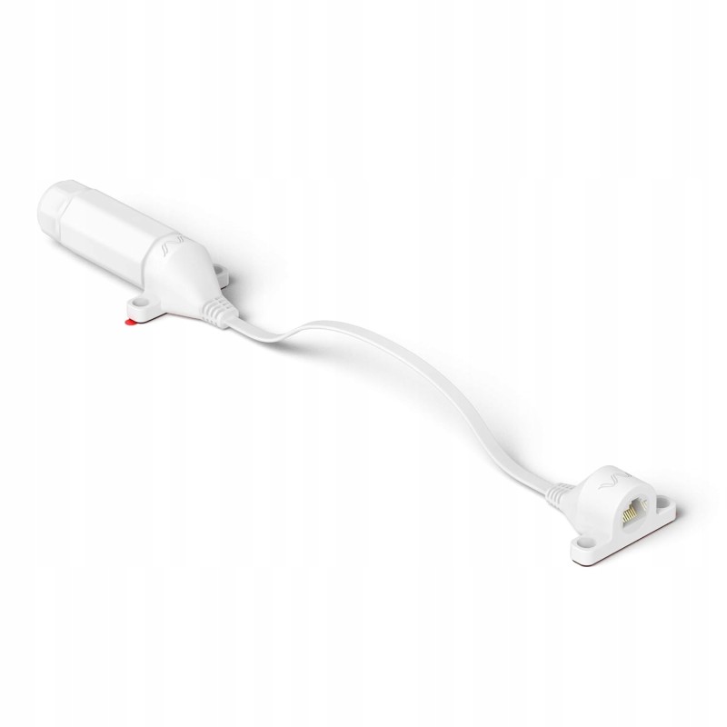 Outlet Kabel okienny Wellenform CAT6A Starlink WiFi 4G 5G wodoodporny