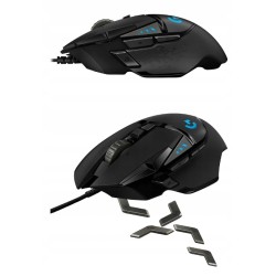 Outlet Myszka przewodowa gamingowa optyczna Logitech G502 HERO USB czarna