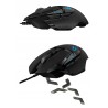 Outlet Myszka przewodowa gamingowa optyczna Logitech G502 HERO USB czarna