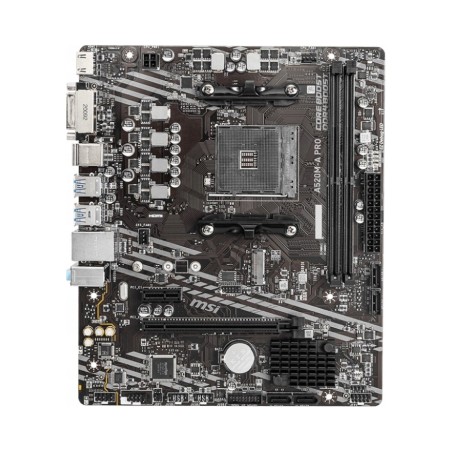 Outlet MSI płyta główna A520M-A PRO Socket AM4 2DDR4 DVI/HDMI USB 3.2 mATX