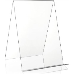 Outlet VITAdisplays Stojak na książkę DIN A4 20 x 27,5 cm przeźroczystY