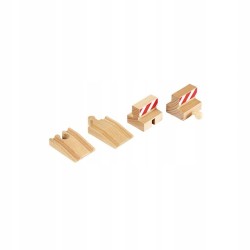 Outlet Brio Kolejka 4 Elementy Torów dla Dzieci Bufory 33385