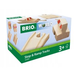 Outlet Brio Kolejka 4 Elementy Torów dla Dzieci Bufory 33385