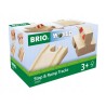 Outlet Brio Kolejka 4 Elementy Torów dla Dzieci Bufory 33385
