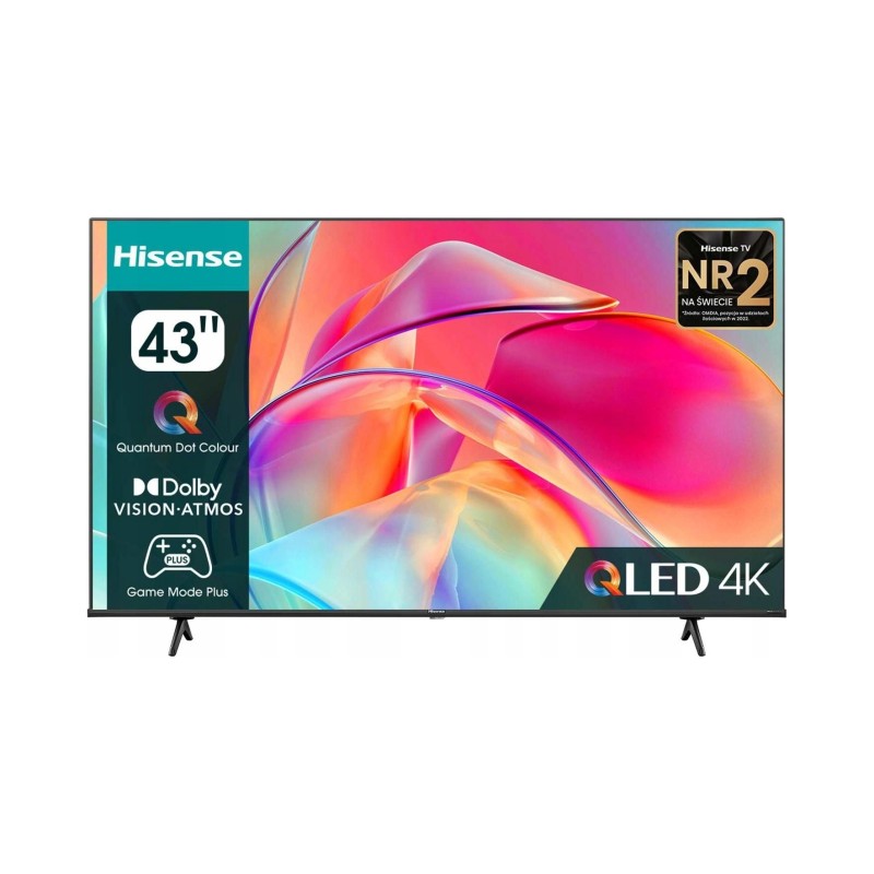 Outlet Telewizor Hisense 43E7KQ 43" QLED 4K VIDAA Dolby Atmos Dolby Vision