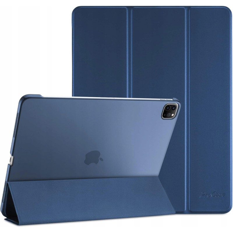 Outlet ProCase etui iPad Pro 12.9 cali iPad Air 13 granatowe Smart Cover