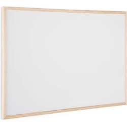 Outlet Tablica magnetyczna Bi-Office 90 x 60 cm biała z drewnianą ramką