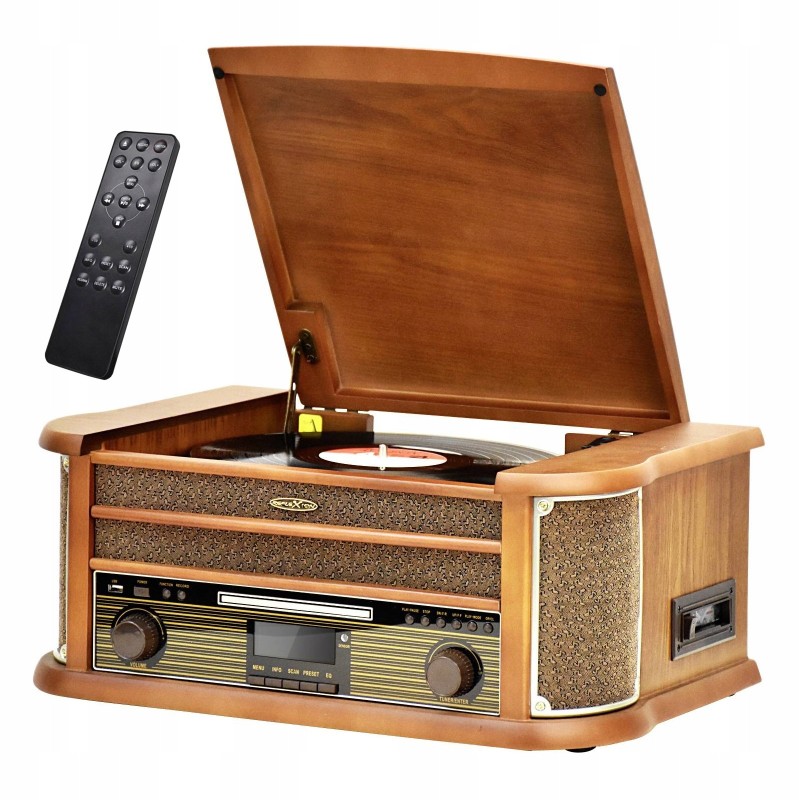 Outlet Reflexion HIF2002DAB gramofon retro Bluetooth USB kasety DAB+ FM MP3