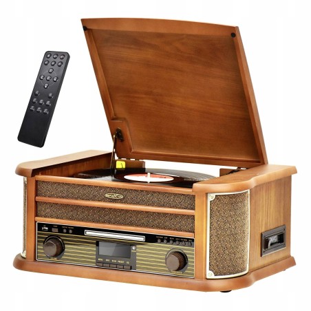 Outlet Reflexion HIF2002DAB gramofon retro Bluetooth USB kasety DAB+ FM MP3