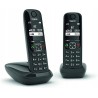 Outlet Telefon bezprzewodowy Gigaset AS690 Duo 14h Pracy Baterii Język PL