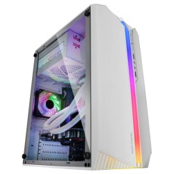 Outlet Obudowa MARS GAMING MC-S1 351x177x300mm biała