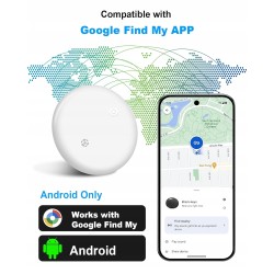 Outlet RUIZHI Smart Tag GPS Android IP67 lokalizator biały